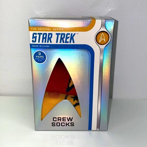 Star trek 3 pairs crew socks science
-operations
-command - Picture 1 of 3